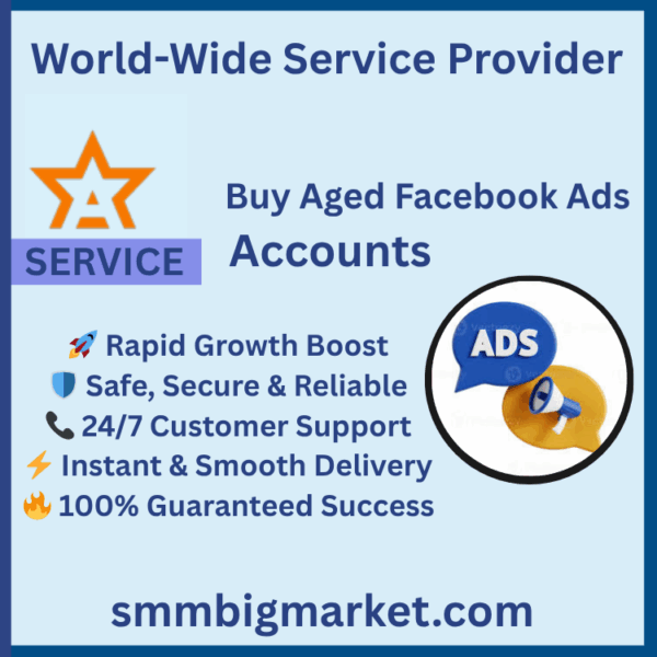 Buy Aged Facebook Ads Accounts